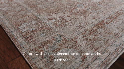 Magnolia Home By Joanna Gaines X Loloi Millie Brick / Fog Area Rug